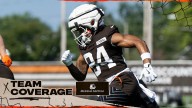Gage Larvadain putting in the extra work during training camp