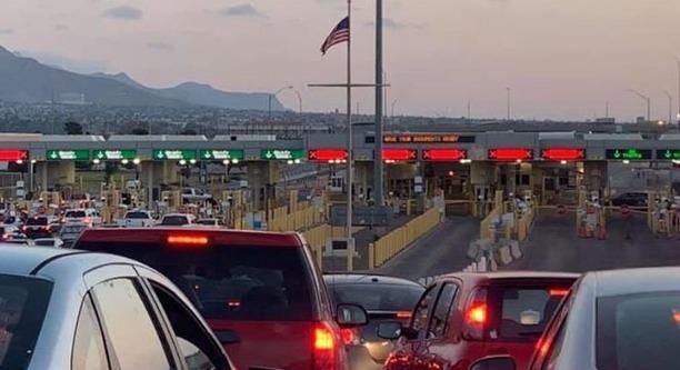 ¿Vas a El Paso? Más de 30 minutos para cruzar por puentes fronterizos