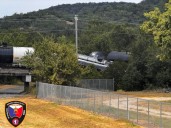 Train derails in Palo Pinto, Texas