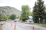 Town closes Berger Lane intersection to install sewer line