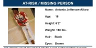 CODI Alert issued for missing Chesterfield teen