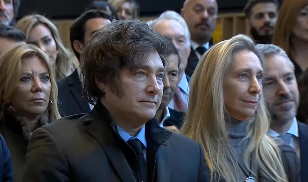 En medio de la crisis, Milei se mostró con su hermana