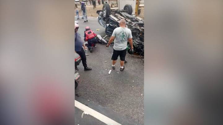 Accidente con varios heridos en la Valle