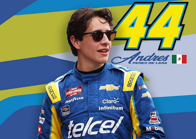 Andrés Pérez de Lara se une a Niece Motorsports para el resto de la temporada 2025 de Nascar Truck