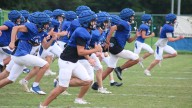 Photos: St. Joseph's football practice ahead of game vs. Chapman