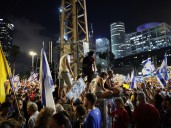 Masiva marcha de israelíes en Tel Aviv: le reclaman a Netanyahu un acuerdo para liberar a los rehenes en Gaza