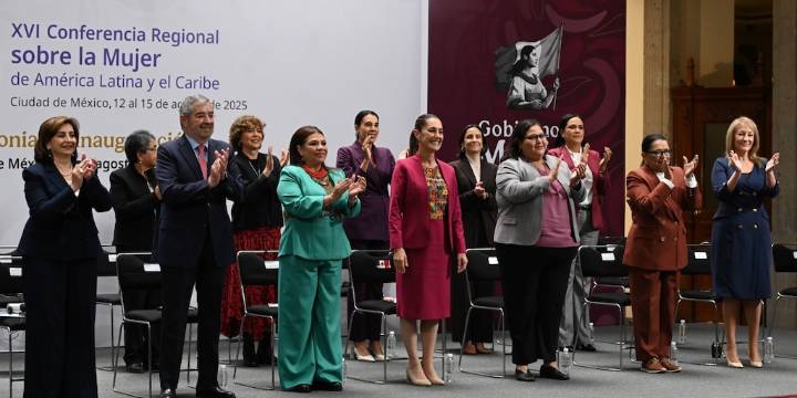 Sheinbaum inaugura XVI Conferencia Regional sobre las Mujeres en América Latina y el Caribe
