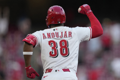 Andújar conecta grand slam y Greene guía a Rojos hacia paliza de 8