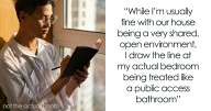 Nonbinary Person Refuses To Let Roommates’ Boyfriends Use Private Bathroom Inside Their Room