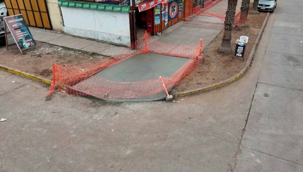 Reparación de veredas en sectores del puerto: donde habían reclamos con urgencia
