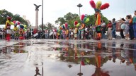 Peregrinos desafían la lluvia en honor a la Virgen de la Asunción en Aguascalientes este 11 de agosto