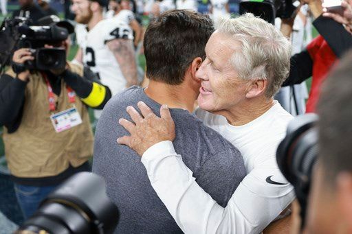 Raiders tie Seahawks 23-23 in Pete Carroll's Seattle return