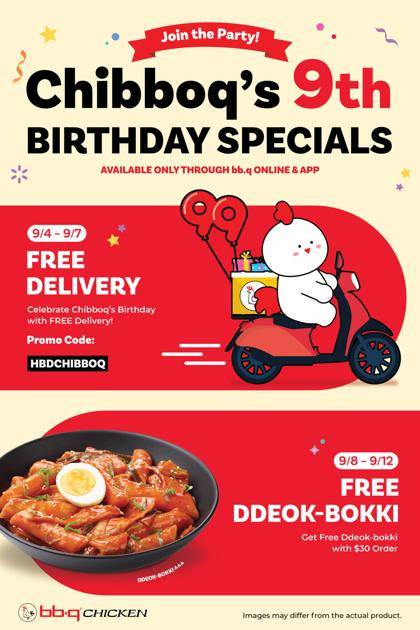 bb.q Chicken Celebrates 30 Years and ChiBBoQ's Birthday with Nationwide Giveaways