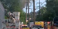 Firefighters battle NKY house fire, heavy smoke