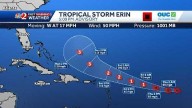 Tropical Storm Erin to gain hurricane strength in coming days