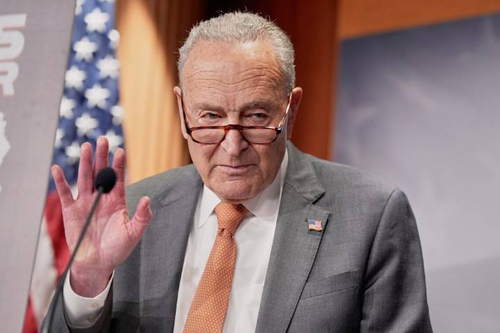 Senate recesses as Trump tells Schumer to 'go to hell'
