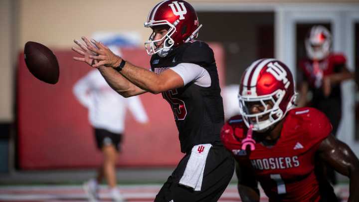 Where is IU football ranked in AP top 25 college football rankings?
