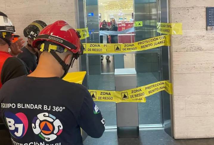VIDEO: Así fue el desplome del elevador en Plaza Mitikah CDMX; cayó hasta el sótano ...