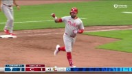 Schwarber hits his 42nd homer in a 4-run 8th inning as the Phillies rally past the Reds 4