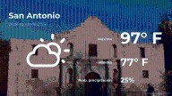 Pronóstico del clima en San Antonio para este martes 26 de agosto