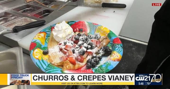 Food Truck Friday welcomes sweet newcomer Churros Crepes Vianey