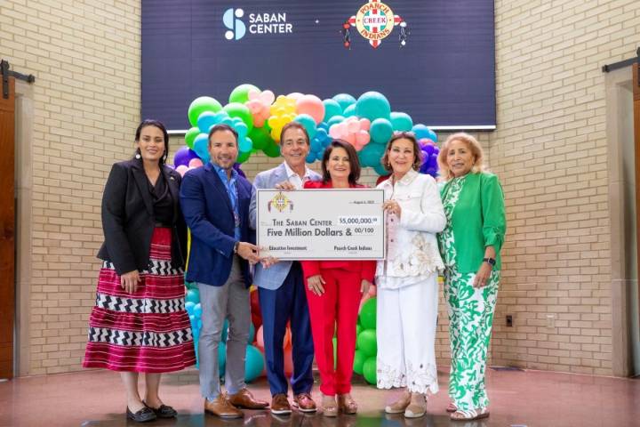 Poarch Creek Indians donate $5 million to Saban Center