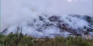 Mulch fire sending smoke across Haywood County, officials say