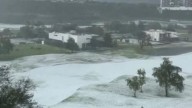 Granizada sorprende a la zona norte de León; no reportan daños, pero se pronostican más lluvias