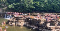 Child's body found in water after search for boy in river at Richmond Falls