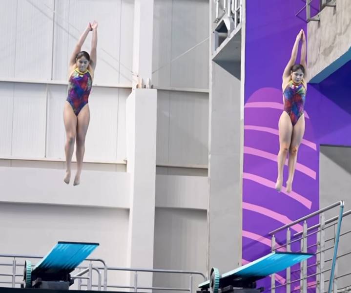 México vuela alto: Mía y Lía Cueva ganan oro en trampolín sincronizado