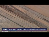 Boardwalk leading to USTA complex in need of repairs, transit issues arise