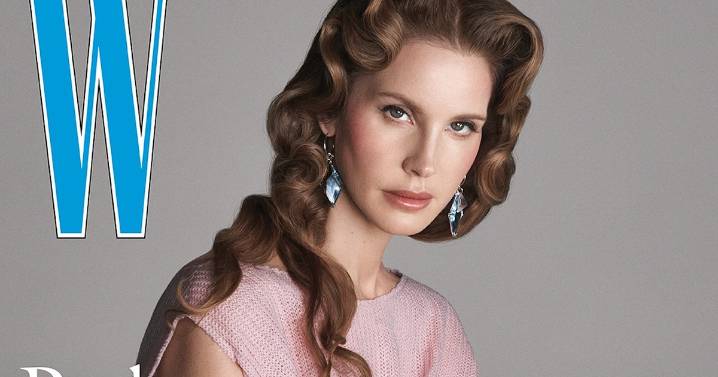Lana Del Rey Does Old-School Ladylike Glamour on the Cover of W Magazine
