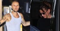 Justin Bieber Wears Tank Shirt to Dinner with Wife Hailey & Friends in WeHo 