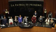 Senadores toman protesta a Laura Itzel Castillo como presidenta de la Mesa Directiva