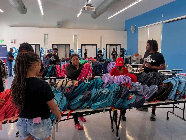 Community Comes Together to Distribute Backpacks at Senator Weber’s Annual Backpack Giveaway