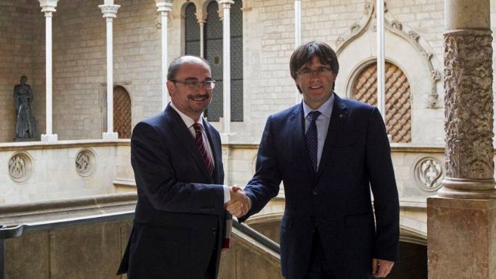 Diez momentos y conquistas para definir el legado de Javier Lambán en Aragón