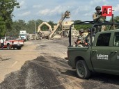 Accidente en fábrica de bloques deja varios lesionados en libramiento a Coquimatlán, Colima