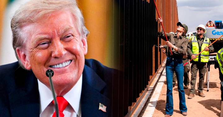Gobierno de Trump pinta de negro muro fronterizo para impedir que inmigrantes lo escalen: "Tan caliente que ni lo intentarán"