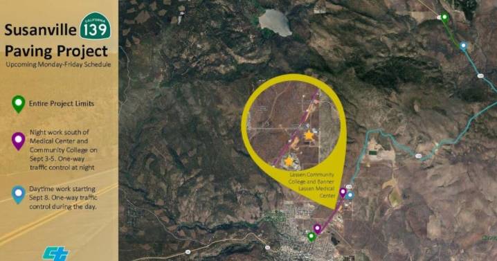 Paving and guardrail work set to resume on Susanville 139 project next week