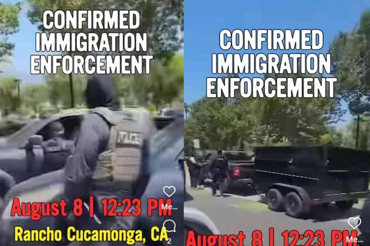 Reportan operativo migratorio en Rancho Cucamonga California