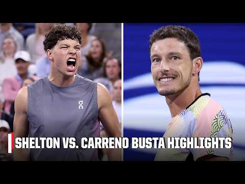 No. 6 Ben Shelton vs. Pablo Carreno Busta 