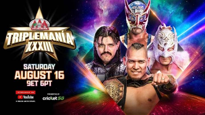 Triplemanía XXXIII: ¿a qué hora y dónde ver el magno evento de la lucha libre mexicana?
