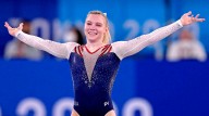 Jade Carey’s Two Words Capture Emotion After Olympic Teammate Draws Praise for Xfinity Performance Jade Carey’s praise may be heartfelt, but the 17-year-old truly delivered a stunning performance at t