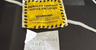 Grandad's fury as he finds handwritten note inside fake parking ticket on his car