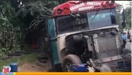 Accidente de autobús en Nicaragua dejó dos muertos y 18 lesionados, el chófer estaba ebrio