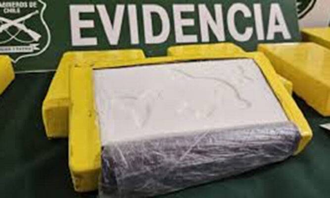 Detienen a peruano con 58 kilos de droga