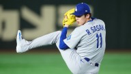 Dodgers' Roki Sasaki shows progress in simulated game
