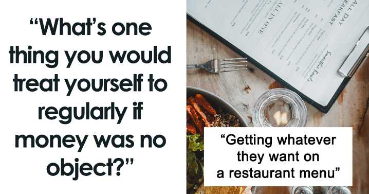 “What’s One Thing You Would Treat Yourself To Regularly If Money Was No Object?” (25 Answers)