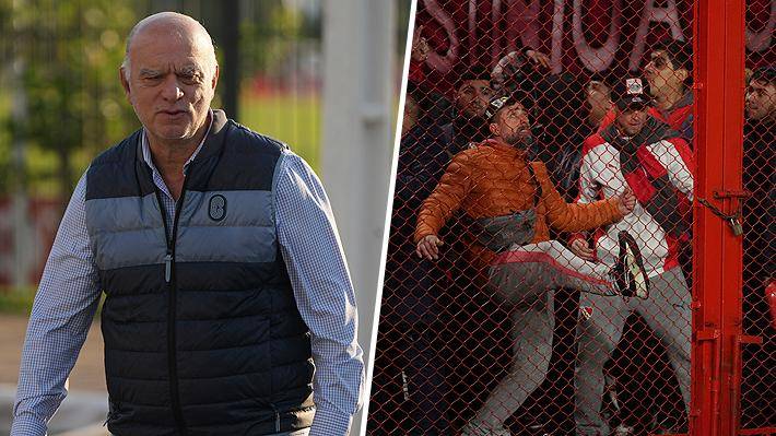 Presidente de Independiente vuelve a culpar a hinchas de la U por escándalo en la Sudamericana y asegura que su club es "víctima"