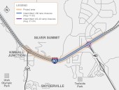 Expect nightly lane closures on I